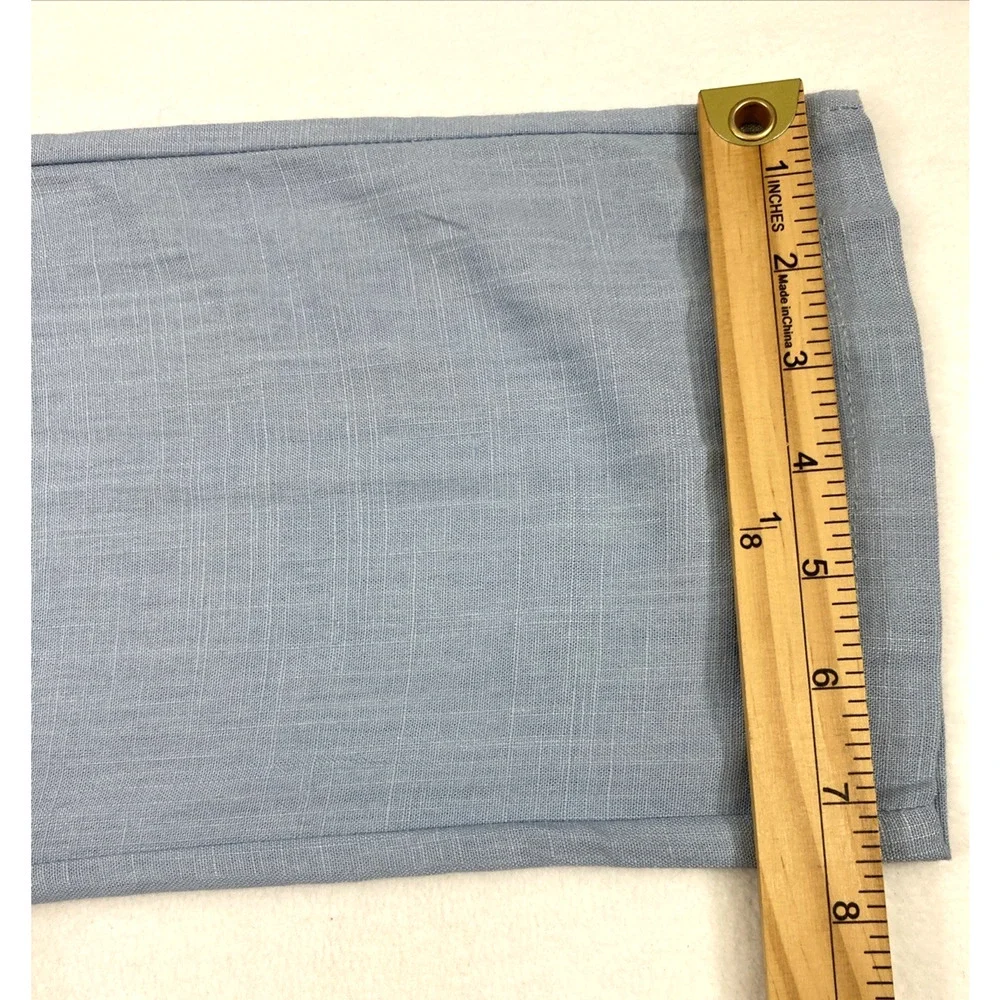 Como Vintage Pants‎ Womens Large Linen Blend Light Blue High Waist Coastal - Picture 10 of 10